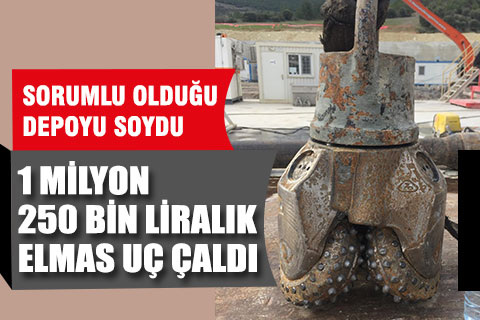 Sorumlusu olduğu depoyu soydu