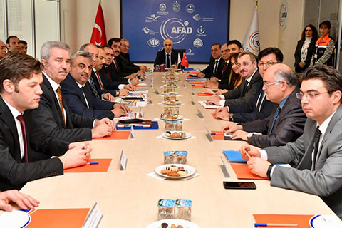 Afet ve Acil Durum Koordinasyon Kurulu toplandı. Koordinasyon hayat kurtarır