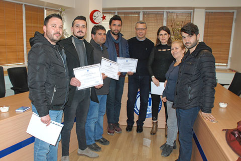 Yapı denetim laboratuvarları numune toplama eğitimi yapıldı