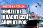 Denizli ihracatı yüzde 3.4 geriledi