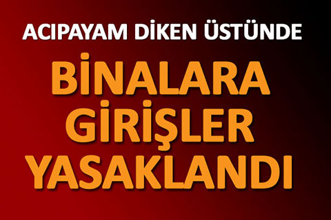 Acıpayam diken üstünde