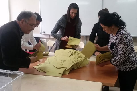 Sandıklar kapandı, oy sayımı başladı