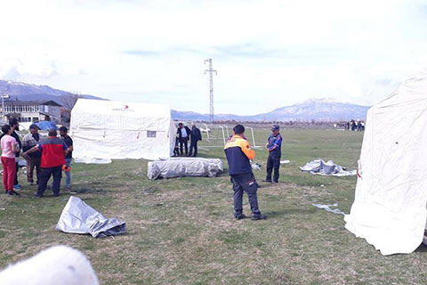 AKUT harekete geçti, çadırlar kurulacak