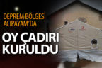 Acıpayam’da “oy çadırı” kuruldu