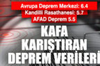 Kafa karıştıran deprem verileri