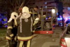 Yangında mahsur kalan 6 kişi itfaiye tarafından kurtarıldı