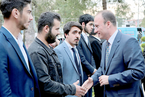 Avni Örki, Ülkü Ocakları Teşkilatı ile bir araya geldi