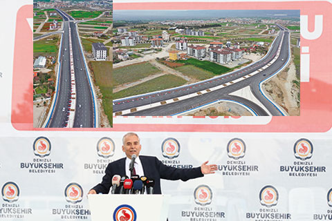 Açılışı yapılan yeni çevre yolunu görenler havaalanına benzetti