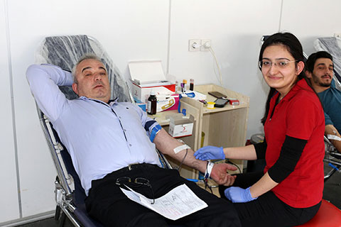 Çallılar’dan kan bağışı kampanyasına büyük ilgi