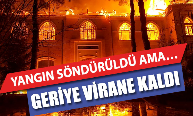 Çal’daki tarihi okuldan geriye virane kaldı