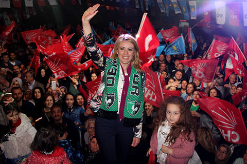 Denizli Şeniz Doğan’ın mitingini konuşuyor