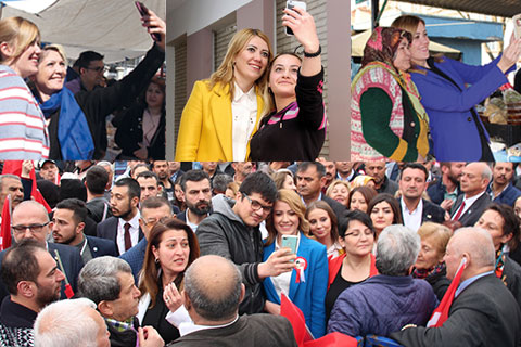 Merkezefendi Belediye Başkan Adayı Şeniz Doğan’a sevgi seli