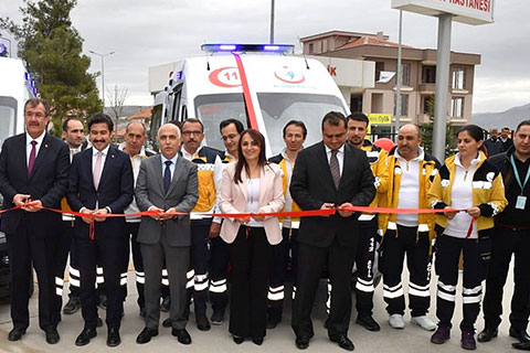 Denizli’de ambulans sayısı 106’ya yükseldi