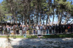 Deprem bölgesi Acıpayam’da ilk cuma parklarda kılındı