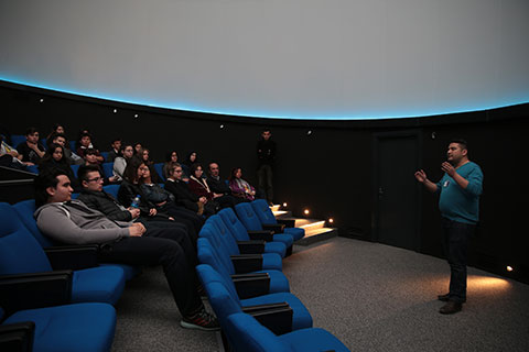 Kongre merkezindeki gezegen evi açıldı