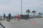 Irlıganlı Yolu’nda korkutan kaza