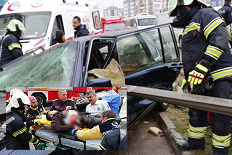 Acı kazanın sürücüsü hayatını kaybetti