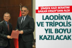 Laodikya ve Tripolis kazıları yıl boyu sürecek