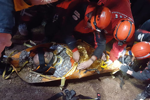 Kuzu Göbeği Mantarı toplarken canından oluyordu