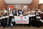 Küçük yatırımcılara mikrokredi çekleri teslim edildi