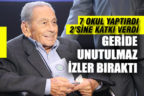 Hayırsever Orhan Abalıoğlu ardından unutulmaz izler bıraktı