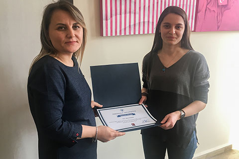 PAÜ’lü öğrenciler teşekkür belgelerini aldı