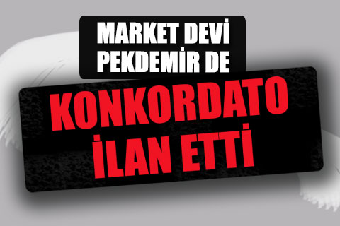 Cemal Pekdemir ve çocukları konkordato ilan etti