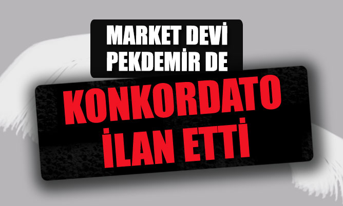 Cemal Pekdemir ve çocukları konkordato ile etti