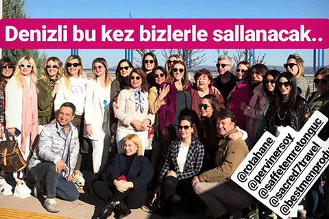 Kültür ve Turizm Bakanı eşi Pervin Ersoy ve Denizlili ünlüler kente geldi