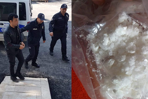 Sarayköy’deki operasyonda uyuşturucu taciri tutuklandı