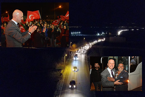 Sarayköy Adayı Özbaş’a Ada Mahallesi’nden destek