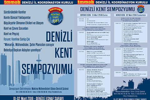 Kent Sempozyumu başlıyor