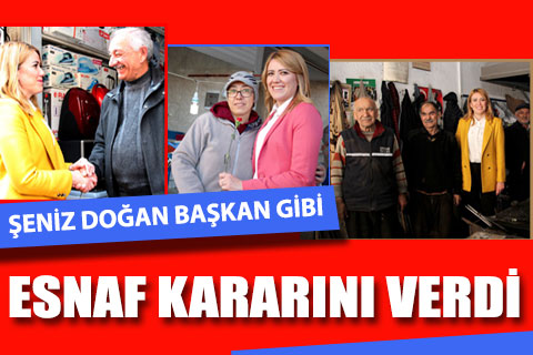 Esnaf kararını verdi: “Şeniz Doğan” dedi