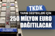 TKDK Tarım destekleri için 250 milyon Euro dağıtacak