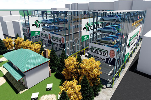 Denizli’ye akıllı otoparklar gelecek