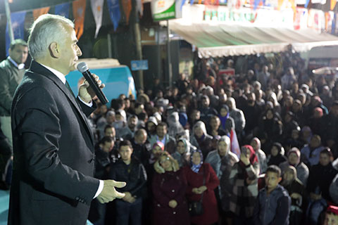 Zolan; Sevindik ve Anafartalar’da düzenlenen mitinglere katıldı