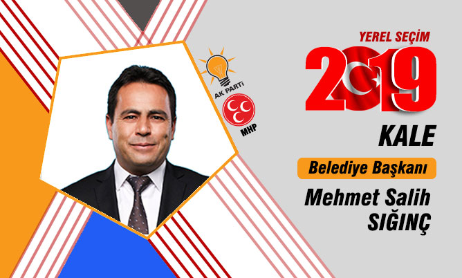 Kale’de ipi AK Parti Adayı Mehmet Salih Sağınç önde göğüsledi