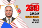 Çardak’ta kazanan AK Parti Adayı Hüsnü Yılmaz