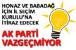 AK Parti Honaz ve Babadağ için İl Seçim Kurulu’na itiraz edecek