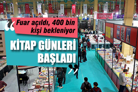 3. Kitap Fuar açıldı, 400 bin ziyaretçi bekleniyor