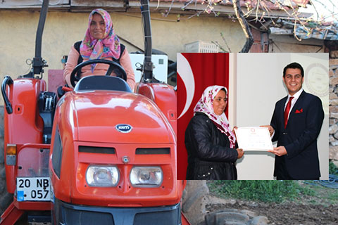Eşinin kaybettiği muhtarlığı geri aldı