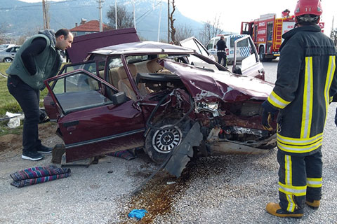 Çameli’deki kazada 5 kişi yaralandı