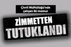 Çivril’de müftülük çalışanı iki memur zimmetten tutuklandı