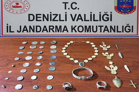Jandarmadan Güney’de tarihi eser operasyonu