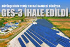 Büyükşehir Belediyesi GES-3’ün ihalesini yaptı