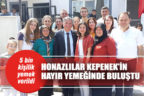 Ağabeyi için 5 bin kişilik hayır yemeği verdi