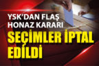YSK Honaz seçimlerinin yenilenmesine karar verdi
