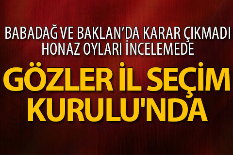 Gözler il seçim kurulunda