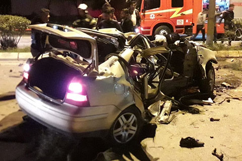 Denizli’de otomobil takla attı: 2 ölü, 1 yaralı