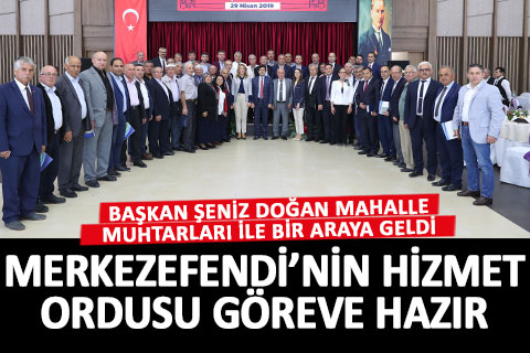 Merkezefendi’nin hizmet ordusu göreve hazır